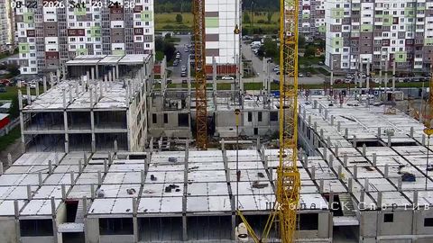 Live camera showing the current stage of construction