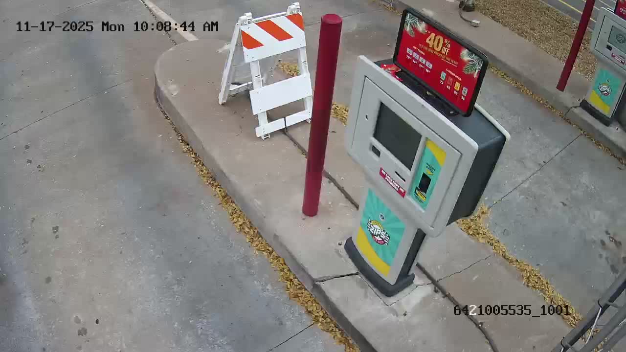 Live view of a site with electric vehicle charging stations
