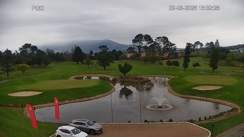 Online camera showing the tee area of a golf course